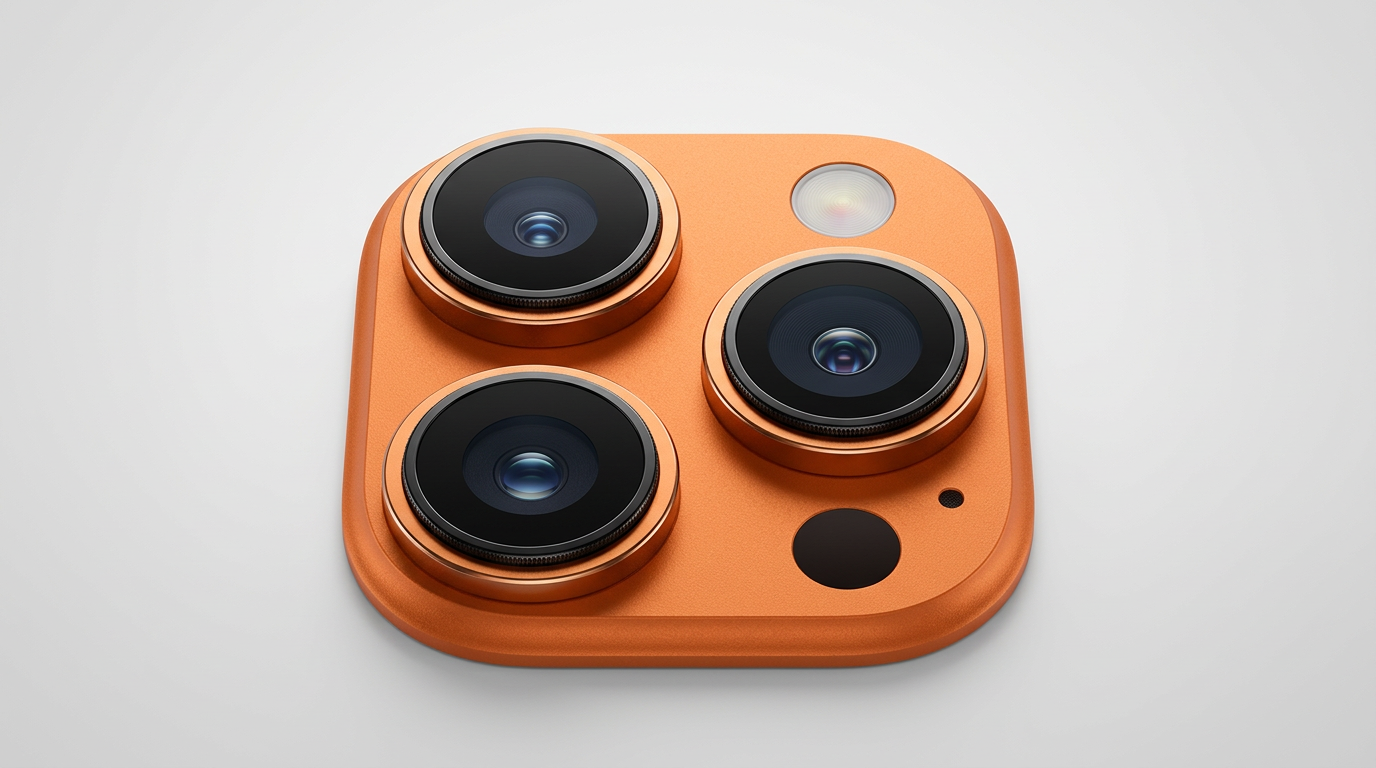 Win an iPhone 17 Pro Max — camera module close-up